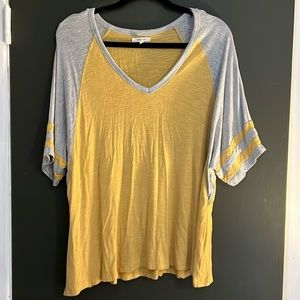 Yellow and Gray shirt -1x